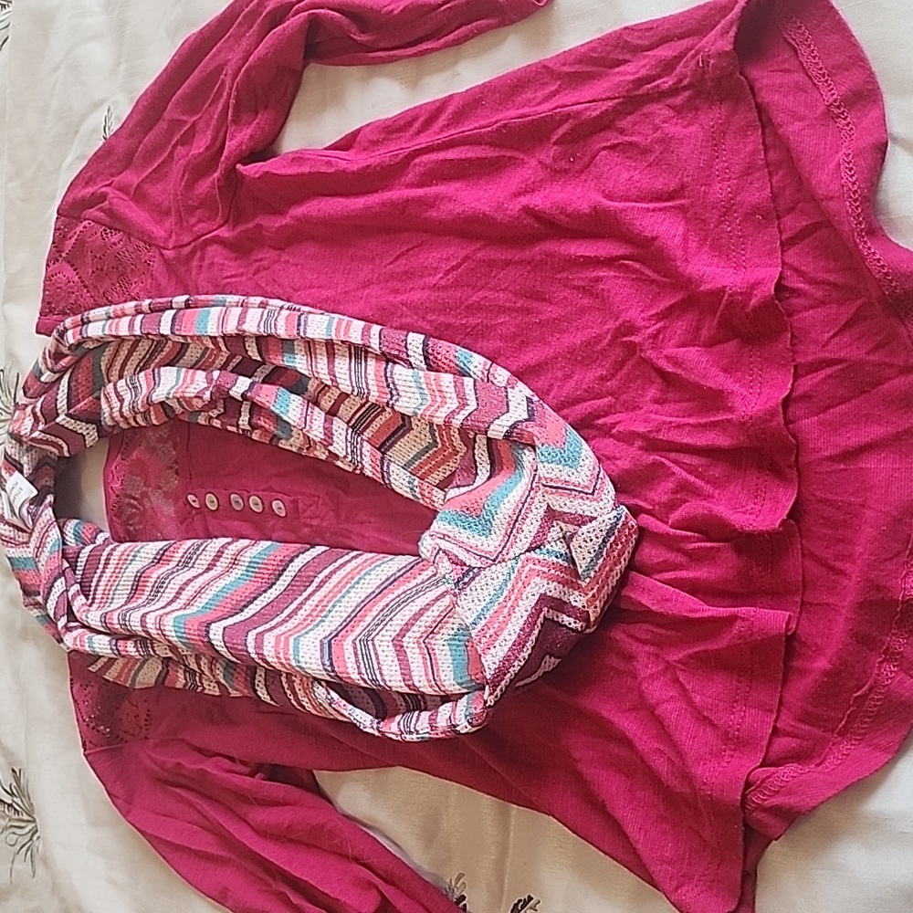 Shirt and scarf set